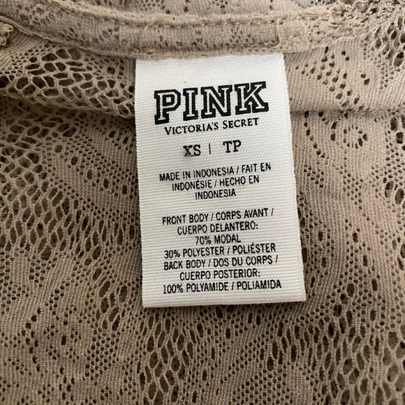 Victorias Secret Pink- crop top with lace back size XS - Picture 3 of 3